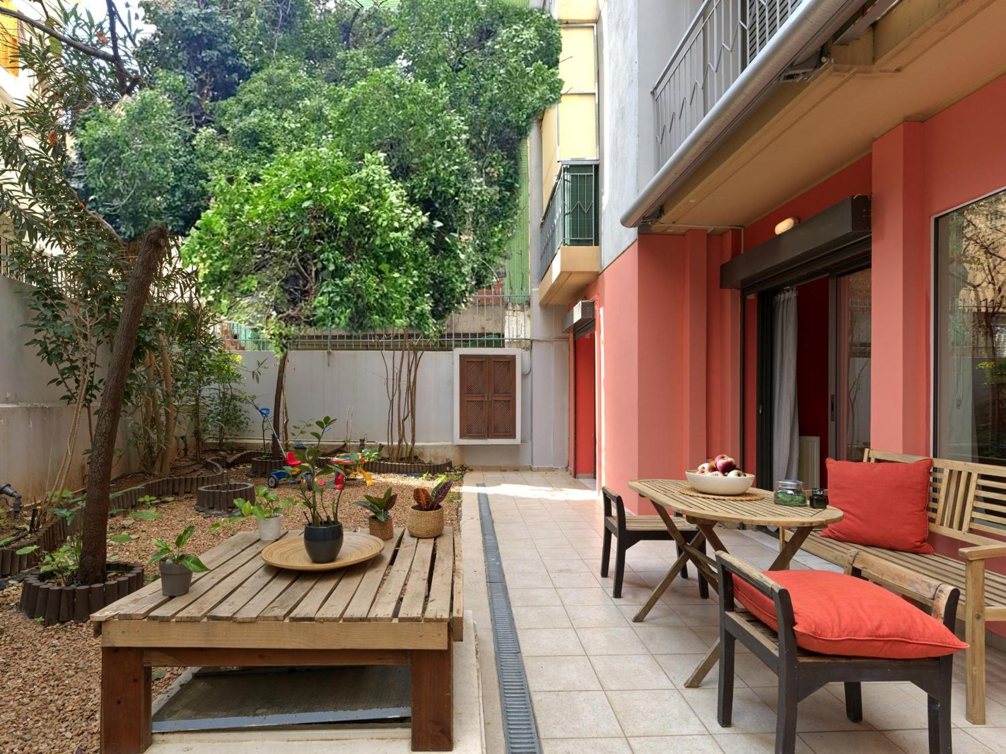 Koukaki Garden Escape Child Friendly Apartment Ateny Zewnętrze zdjęcie